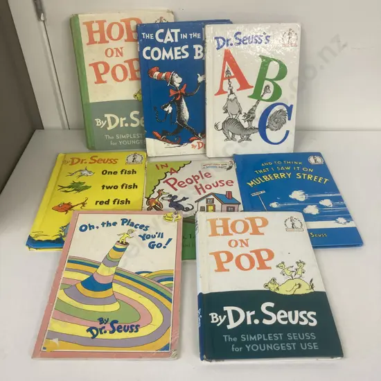 Lot of 8 Vintage Dr. Seuss & Theo. LeSieg Books