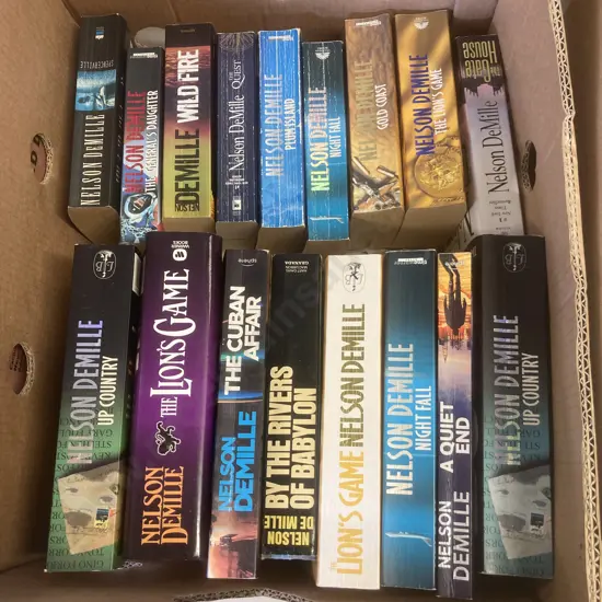 Nelson Demille Books x 17