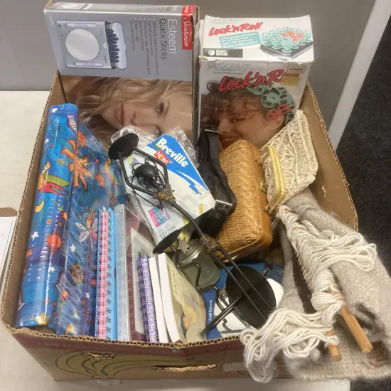 Box Lot Sunbeam Quick Sticks, Accent Lock'n Roll, Candlesticks, Purses Etc