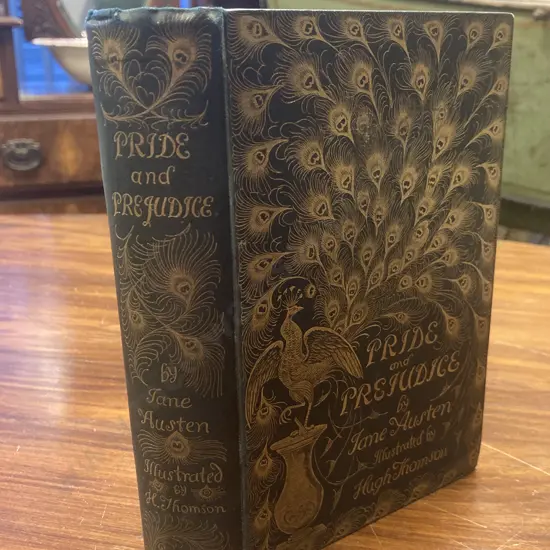 Jane Austen's Pride & Prejudice 1894 Rare First Peacock Edition, Illustrated by Hugh Thomson