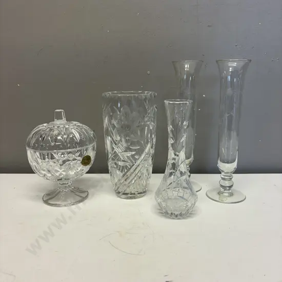 Assorted Vintage Crystal