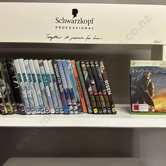 Lot DVDs Including Railway, Star Trek, Stargate SG-1 DVDs 1 to 8 & X Box 360 Game