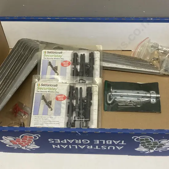 Box Lot Securistays, Brackets Etc