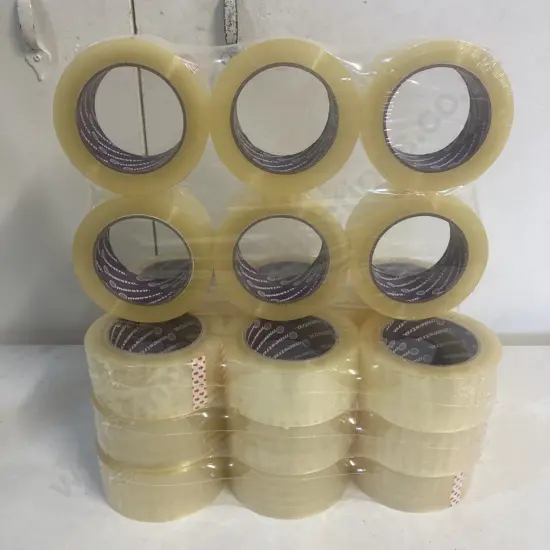 PrimePac Maestro Packaging Tape 48mmx100m, 24 Clear Rolls
