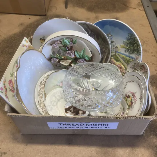 Box Lot China & Glassware