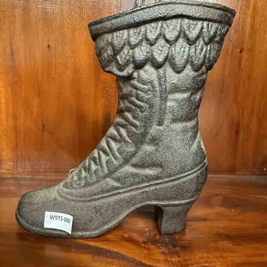 Cast Iron Boot Door Stop 17 x 16cm