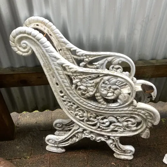 Victorian Style Cast Iron Park Bench Ends