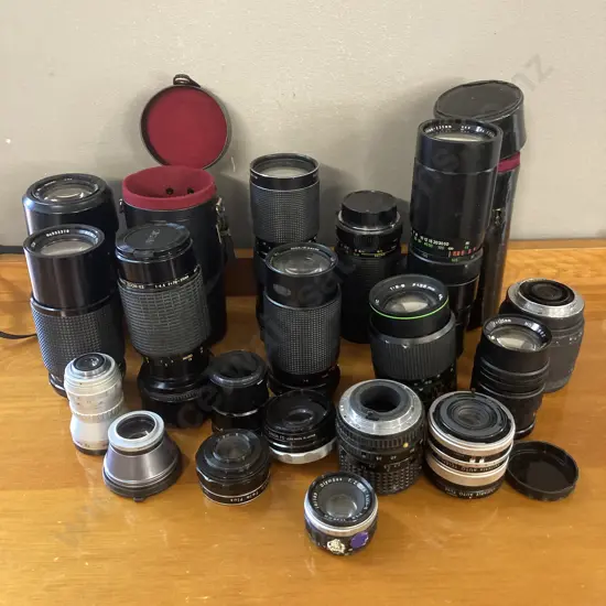 Assorted Camera Lenses
