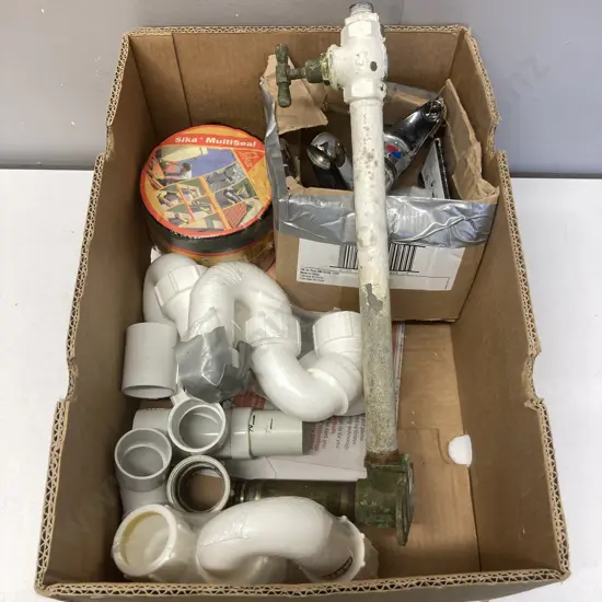 Box Lot Plumbing, Sika Multiseal Etc (Sold With -06)