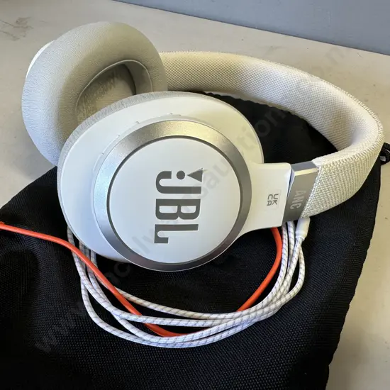JBL Live ANC Wireless Over-Ear Headphones - White