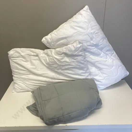 Weighted Blanket & Two Pillows