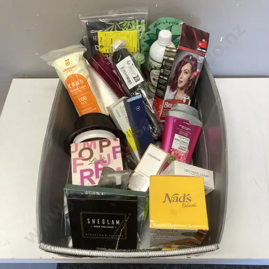 Box Lot Makeup, Brushes Etc