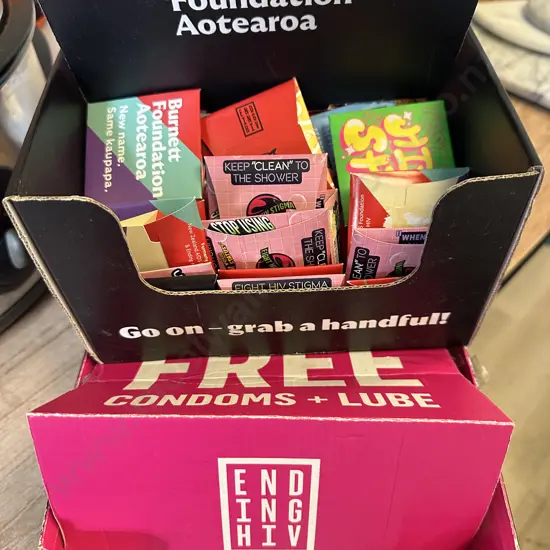 2 x Boxes of Condoms + Lube
