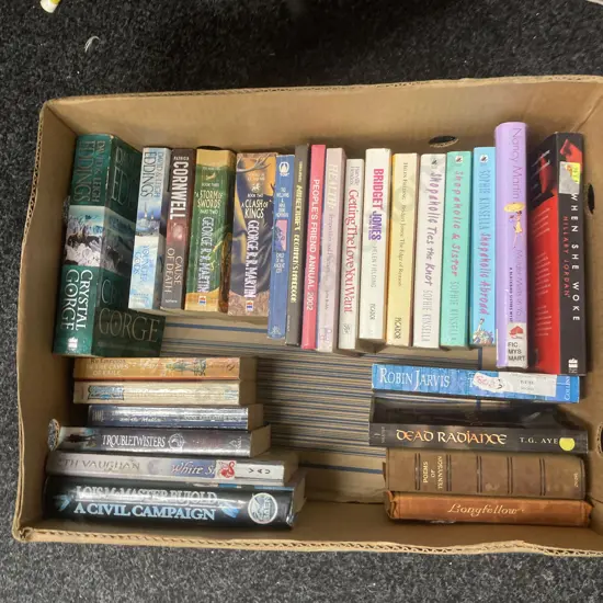 Box Lot Books - Eddings, George R.R. Martin, Etc