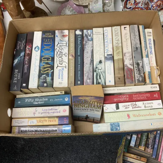 Box Lot Books - Fifty Shades Darker, Men Are From Mars Etc