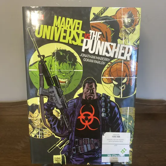 Marvel Universe Vs. the Punisher Jonathon Maberry 2010 First Edition First Print Hardcover (Dustjacket Damaged )