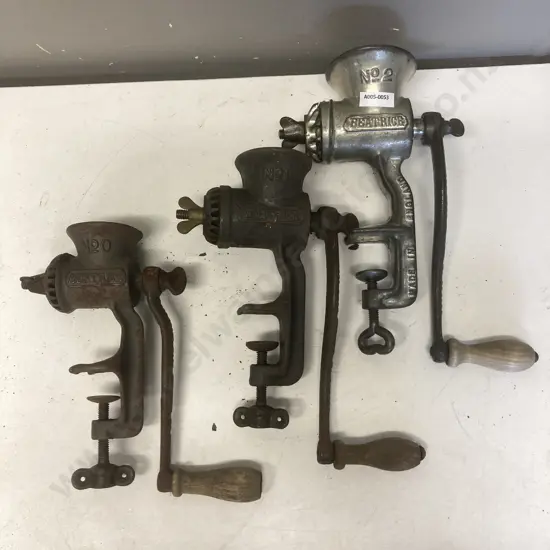 Beatrice England No 0, No 1, No 2 Mincers