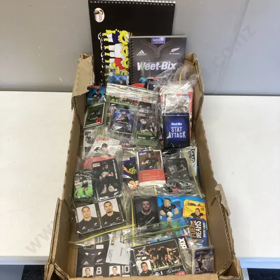 Box Lot Weetbix All Blacks Cards Etc