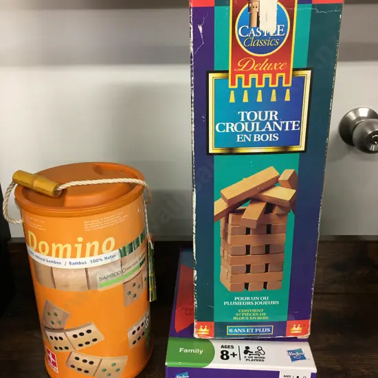 Dominos, Cranium & Tour Croulante Games