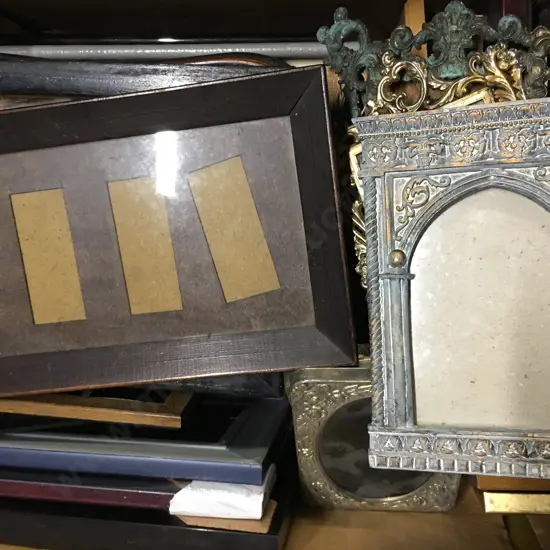 Box Lot Assorted Photo Frames