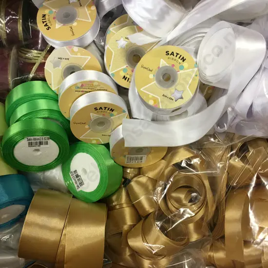 Box Lot Assorted Ribbon