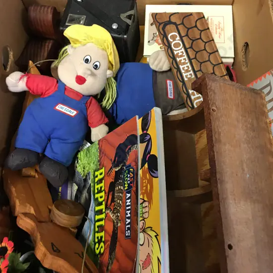 Box Lot Games, Books & Childrens Toys