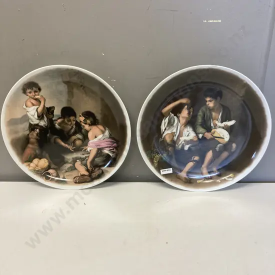 Pair of Decorative Plates - Westminster Australia Fine China. Dia 31cm (unable to sell donated)