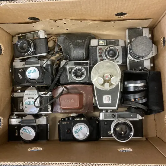 Box Assorted Cameras
