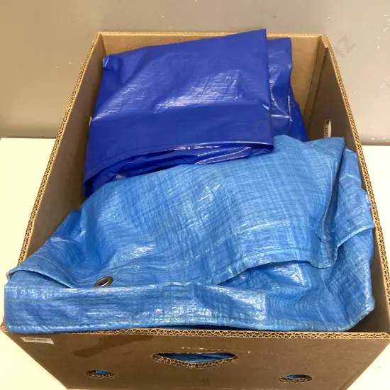 Box lot Tarpaulins