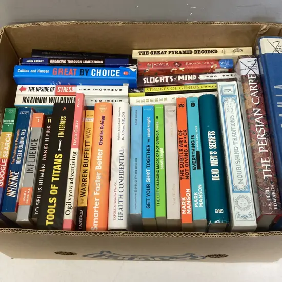 Box Lot Books - Oceania, The Persian Carpet Etc