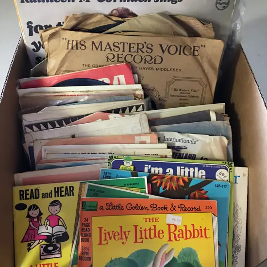 Selection Of Vintage Lps & 45s