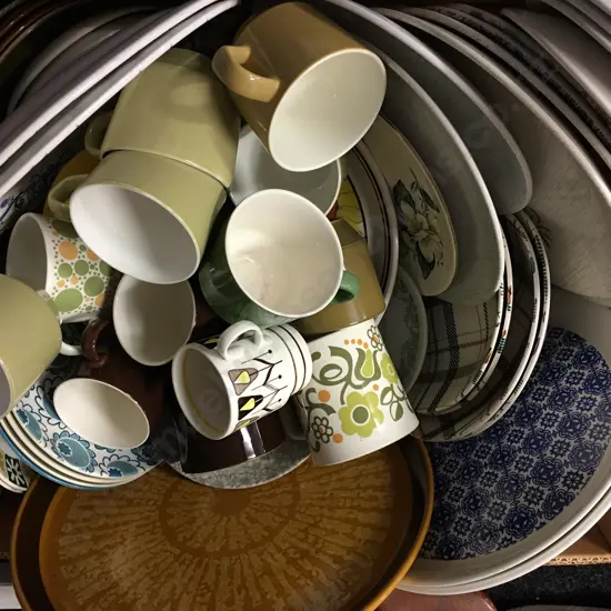 Box Lot Assorted Crown Lynn