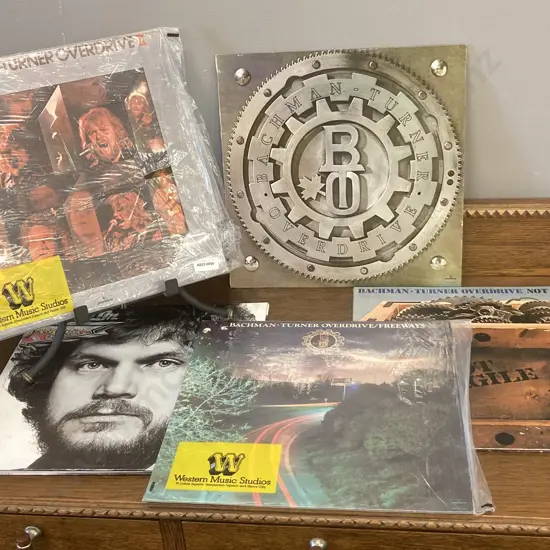 Bachman Turner Overdrive - 5 x New Zealand Vinyl LPs, Mercury 1973 to 1977