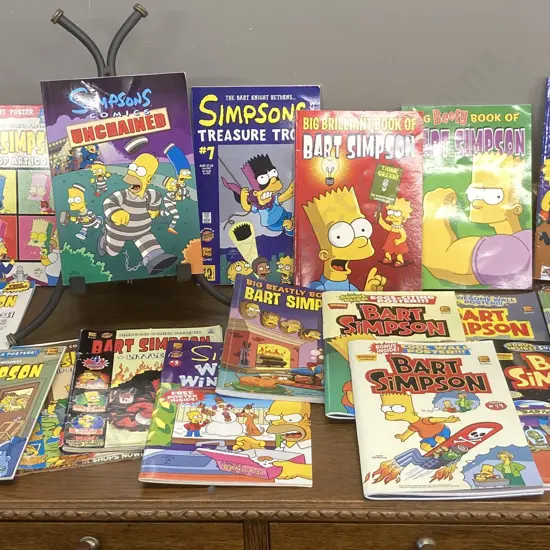 Simpsons Comics x 19 - Unchained, Big Beastly Book, Numero Uno Etc