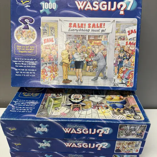 Wasgij 1000 Pce Puzzles - Mystery Puzzles Numbers 1, 2, 3 & 7