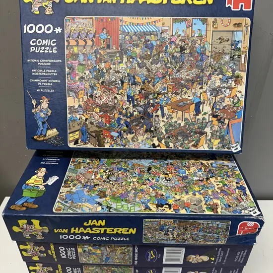Jan Van Haasteren 1000 Pce Jigsaw Puzzles x 5