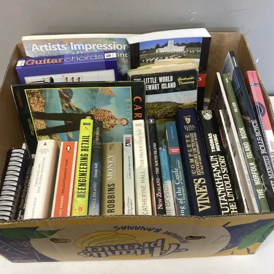 Box Lot Books - Elton John Caribou, Guitar Chords Etc