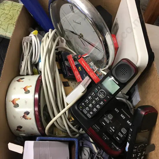 Panasonic Phone, Clock, Door Bell, Playing Cards Etc