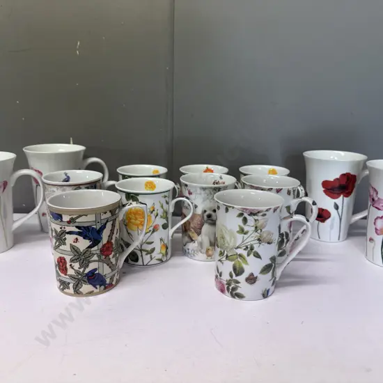 Large Selection Of Coffee Mugs Including Haven, Grand Collection Etc