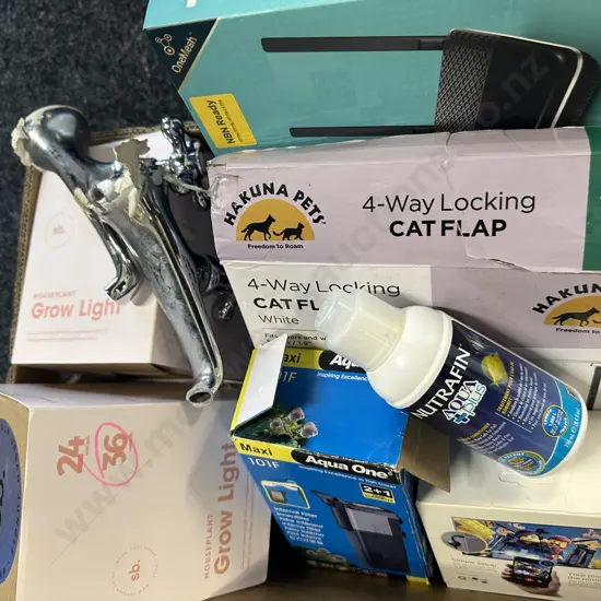 4 Way Locking Cat Flap, Grow Light, Vintage Taps Etc