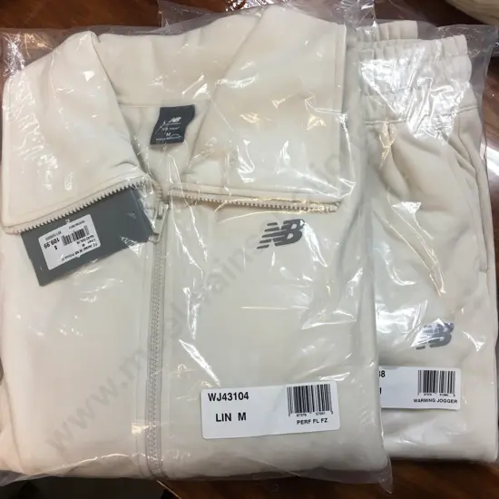 New Balance Linen Colour Warming Jogger Pants & Linen Colour Jacket, Size Med