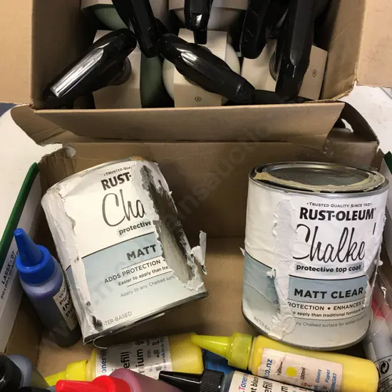 Chalk paint, Ink Toner Refills, Box 6 x 750Ml Resolv Spray Bottles