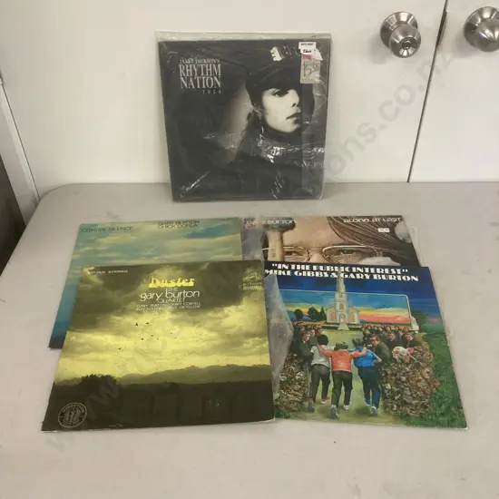 Janet Jackson's Rhythm Nation 1814 Vinyl LP TVL93280 AM Label, 1989 With Gary Burton Lps