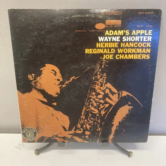 Rare Collectable Wayne Shorter Adam's Apple Vinyl LP, Blue Note – BST 84232, 1966 US