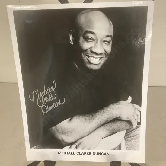 Michael Clarke Duncan The Green Mile Autograph Signed 10 x 8" Photo