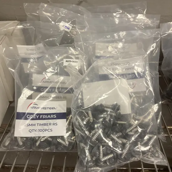 New Grey Friars 25mm Timber Roofing Screws - 10 x Packs of 100