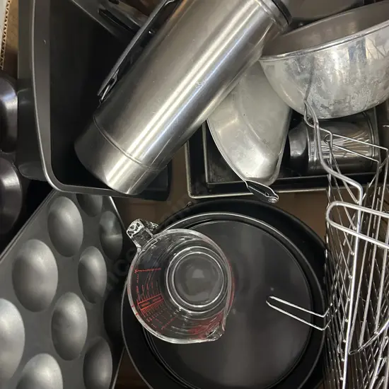Assorted Box Lot Of Bakeware