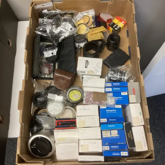 Box Lot Camera Gear - Filters, Adapters Etc