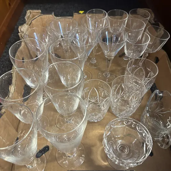 Selection Of Crystal Glass Etc