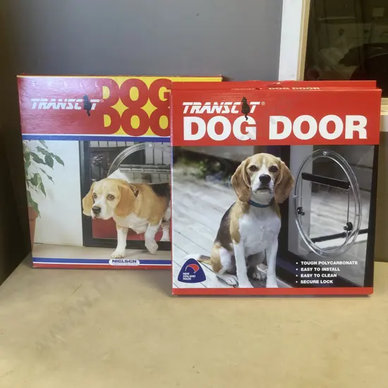 Pair of Transcat Small Dog Doors